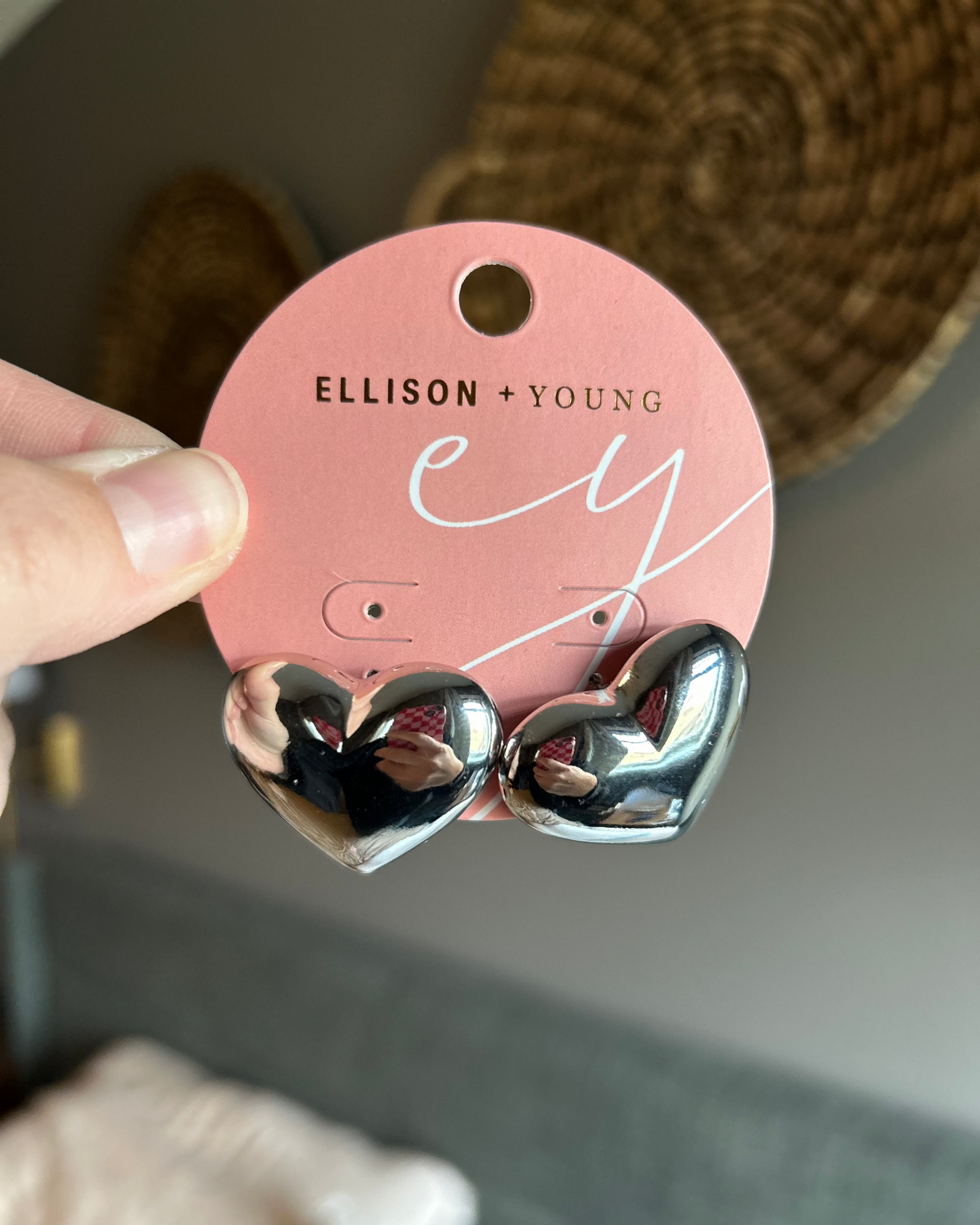 Silver My Heart Studs - Posh & Cozy