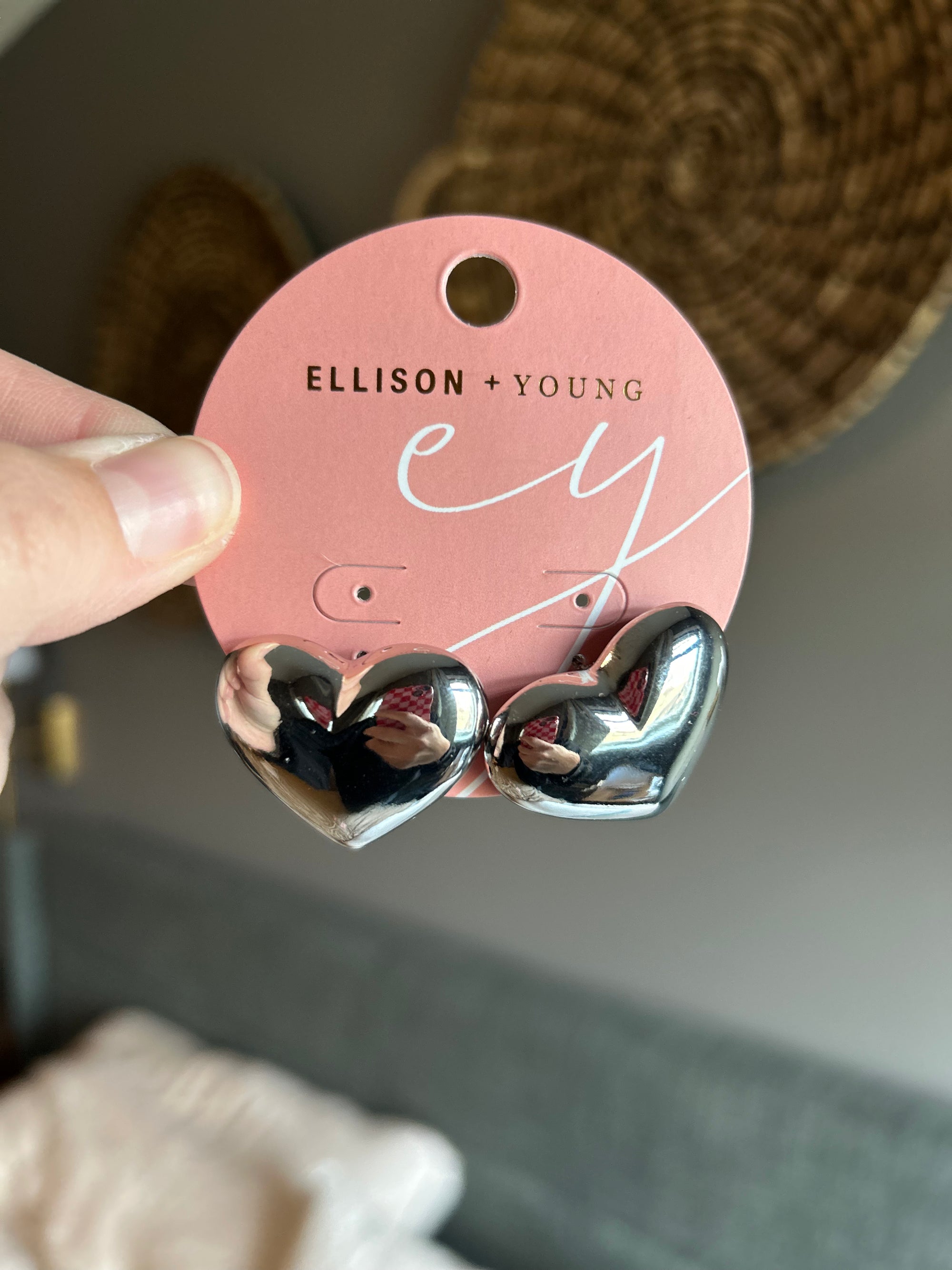 Silver My Heart Studs - Posh & Cozy
