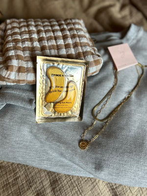 Double Chain M Necklace - Posh & Cozy