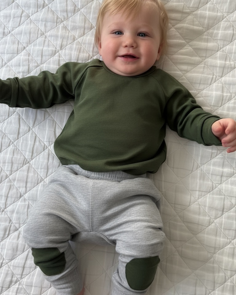 Knee Patch Harem Pant