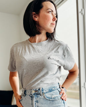 Mama Cursive Tee Shirt Women's - Posh & Cozy