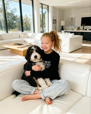 Best Friend Has Paws Youth Crewneck