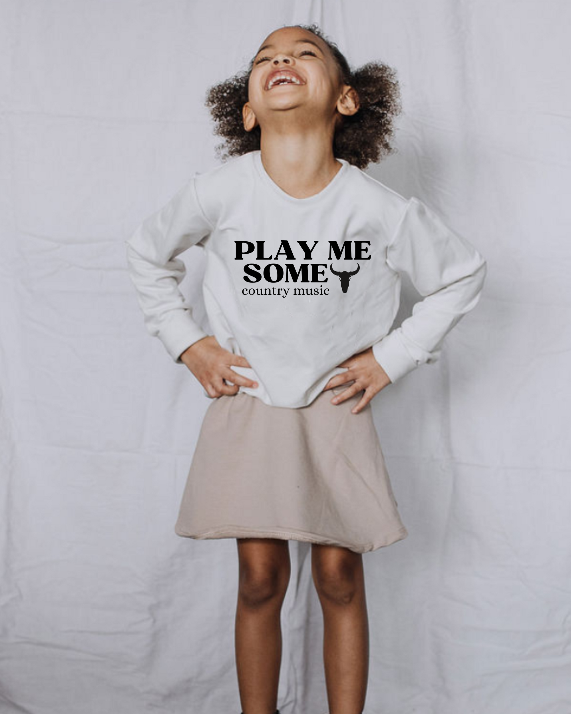 Play Me Country Music Crewneck - Posh & Cozy