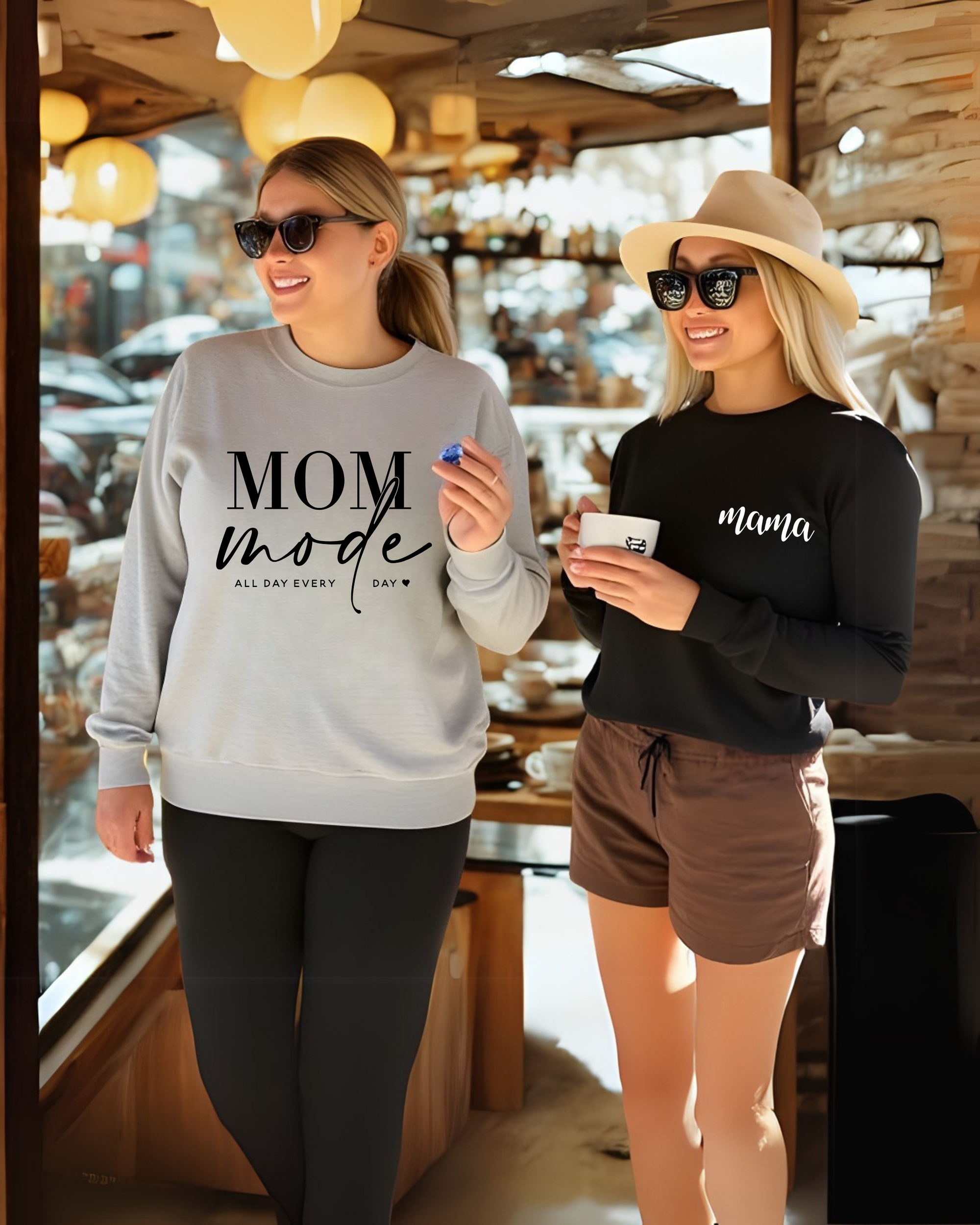 Mom Mode All Day Crewneck Women's - Posh & Cozy