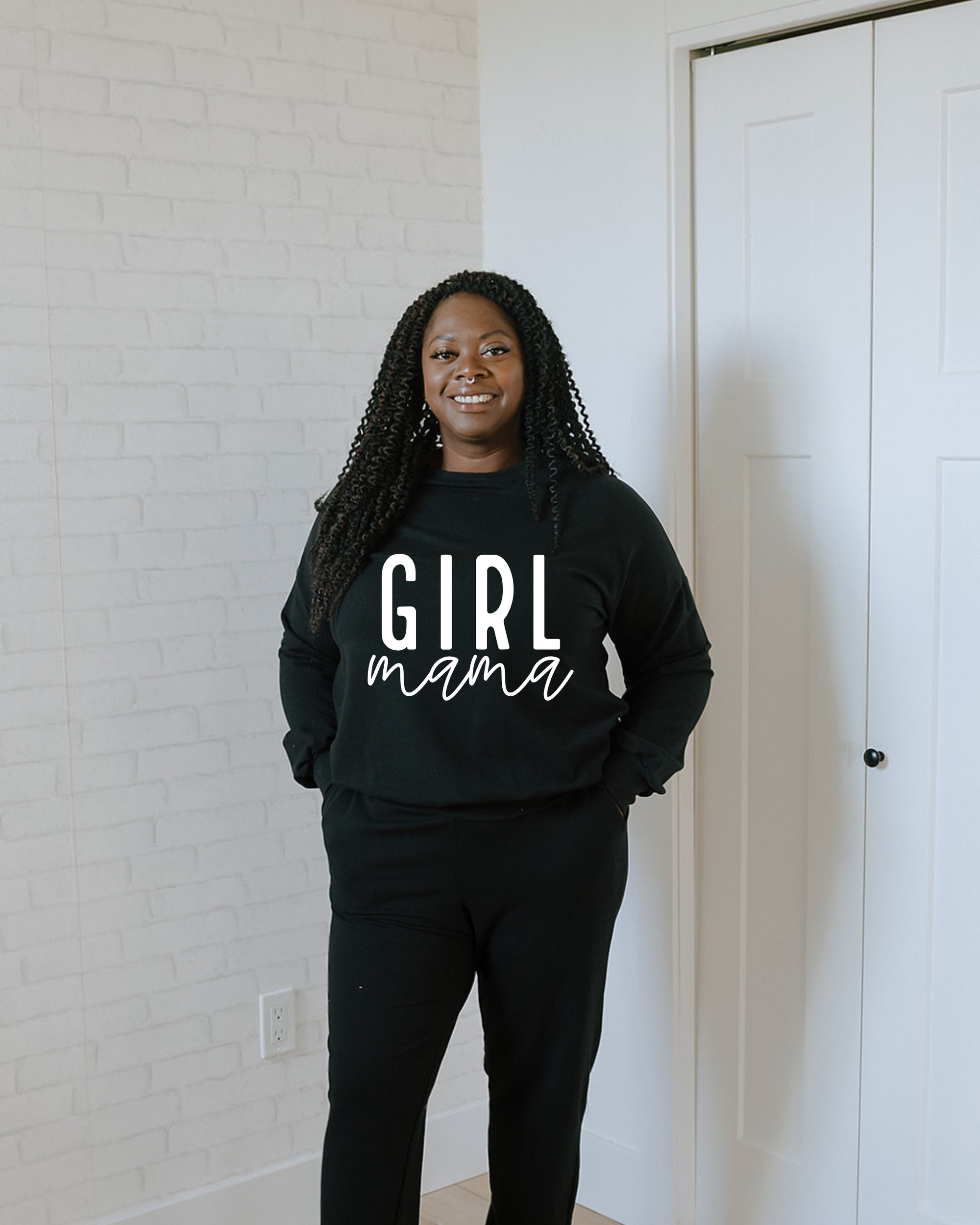 Girl Mama Crewneck Women's - Posh & Cozy