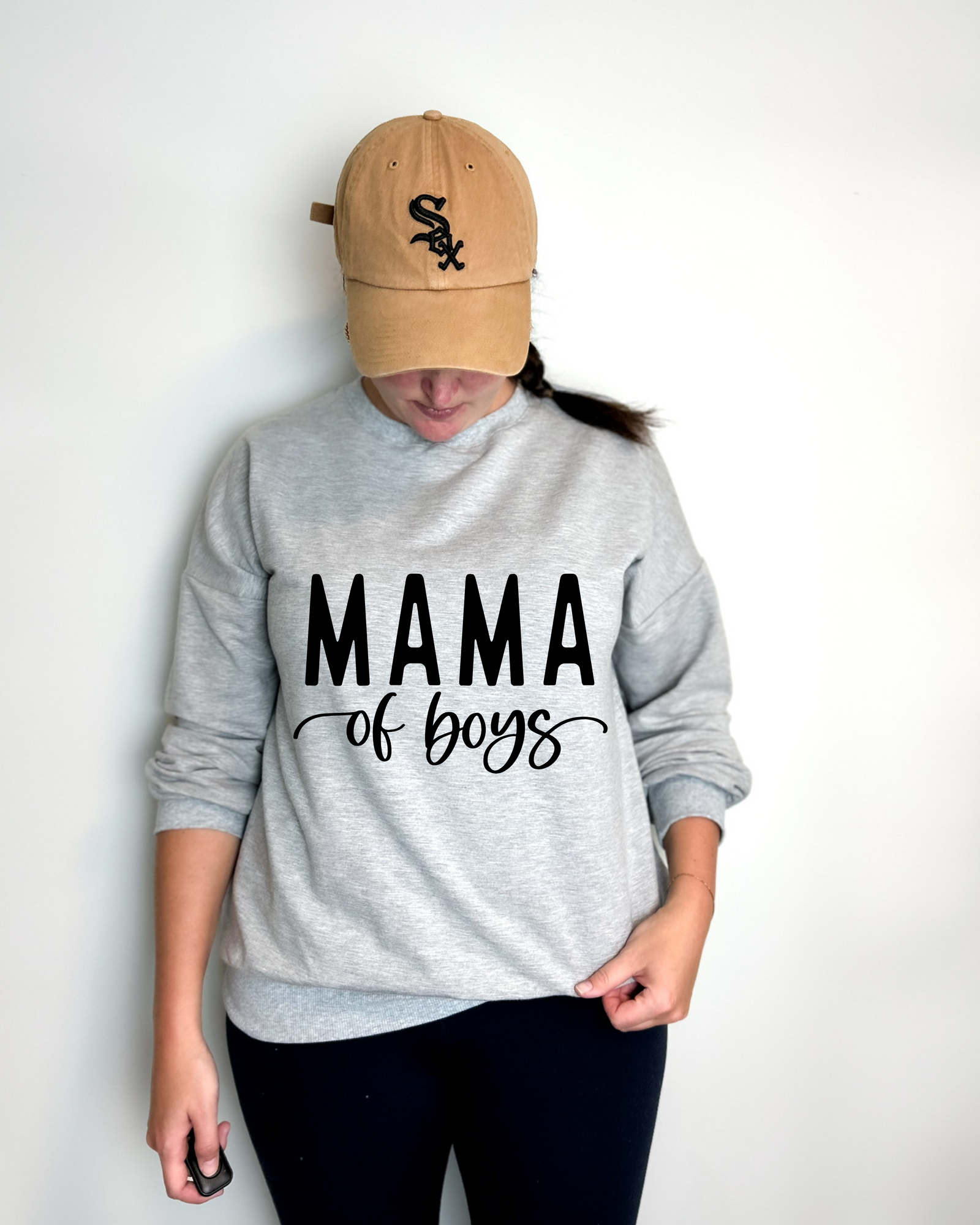 Mama of Boys Women's Crewneck