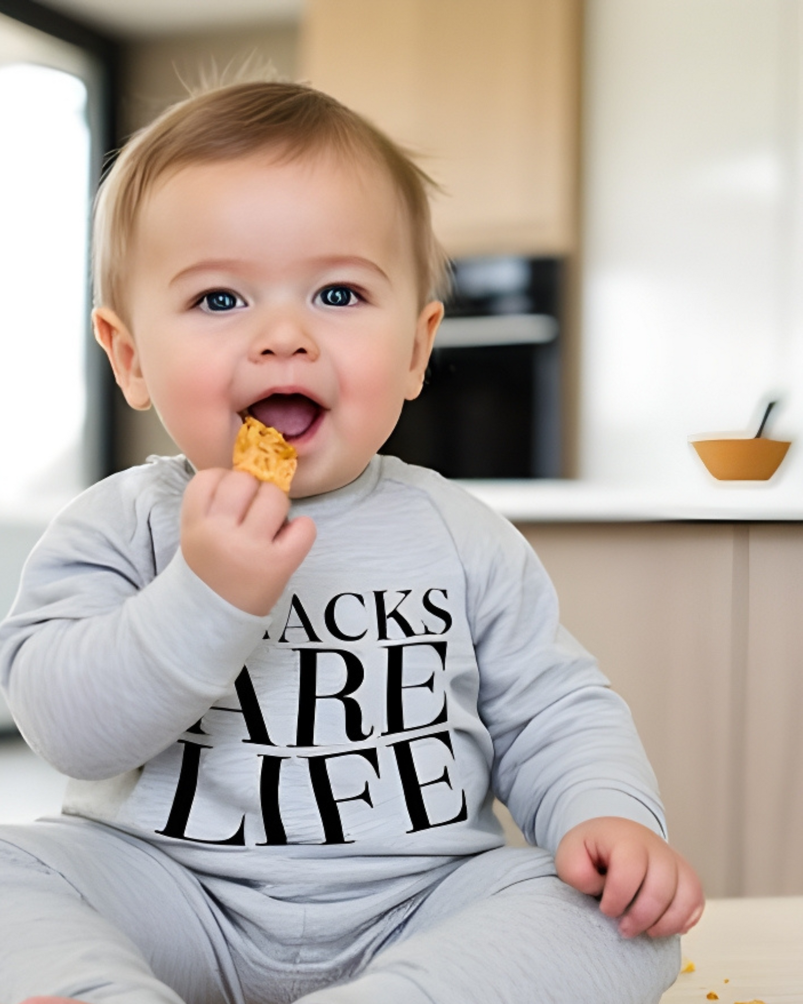 Snacks Are Life Crewneck - Posh & Cozy