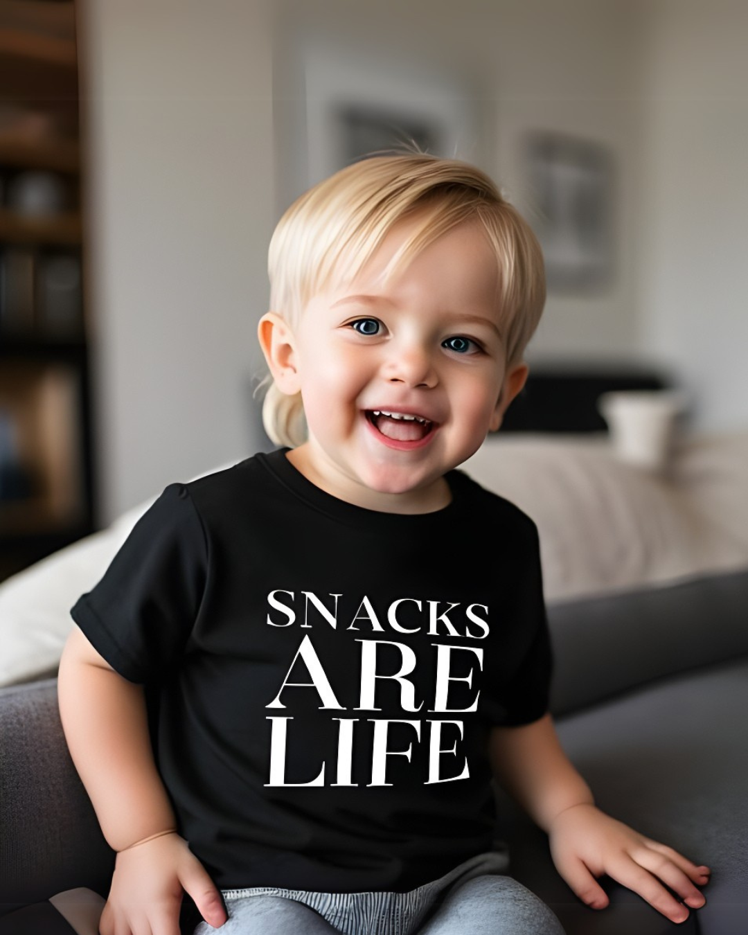 Snacks Are Life Tee Shirt - Posh & Cozy