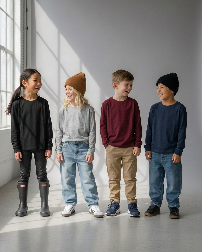 Basic Youth Pullover Shirt - Posh & Cozy
