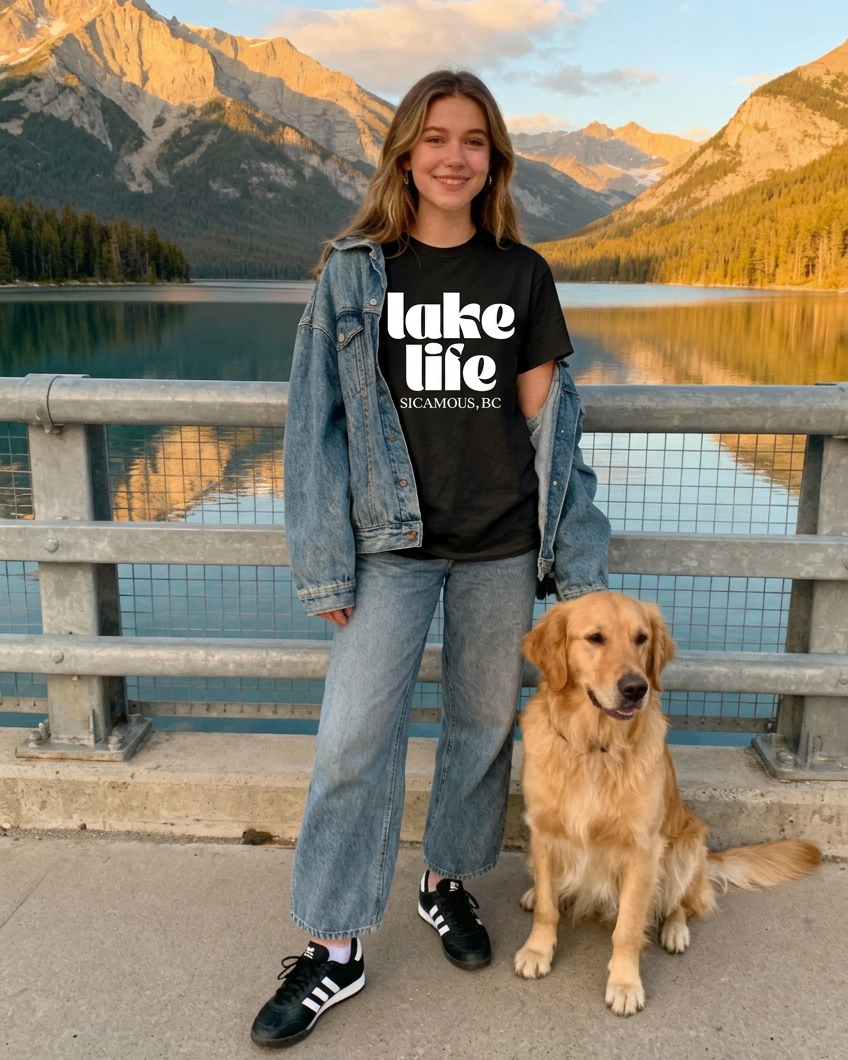 Lake Life Custom Women's Tee Shirt - Posh & Cozy