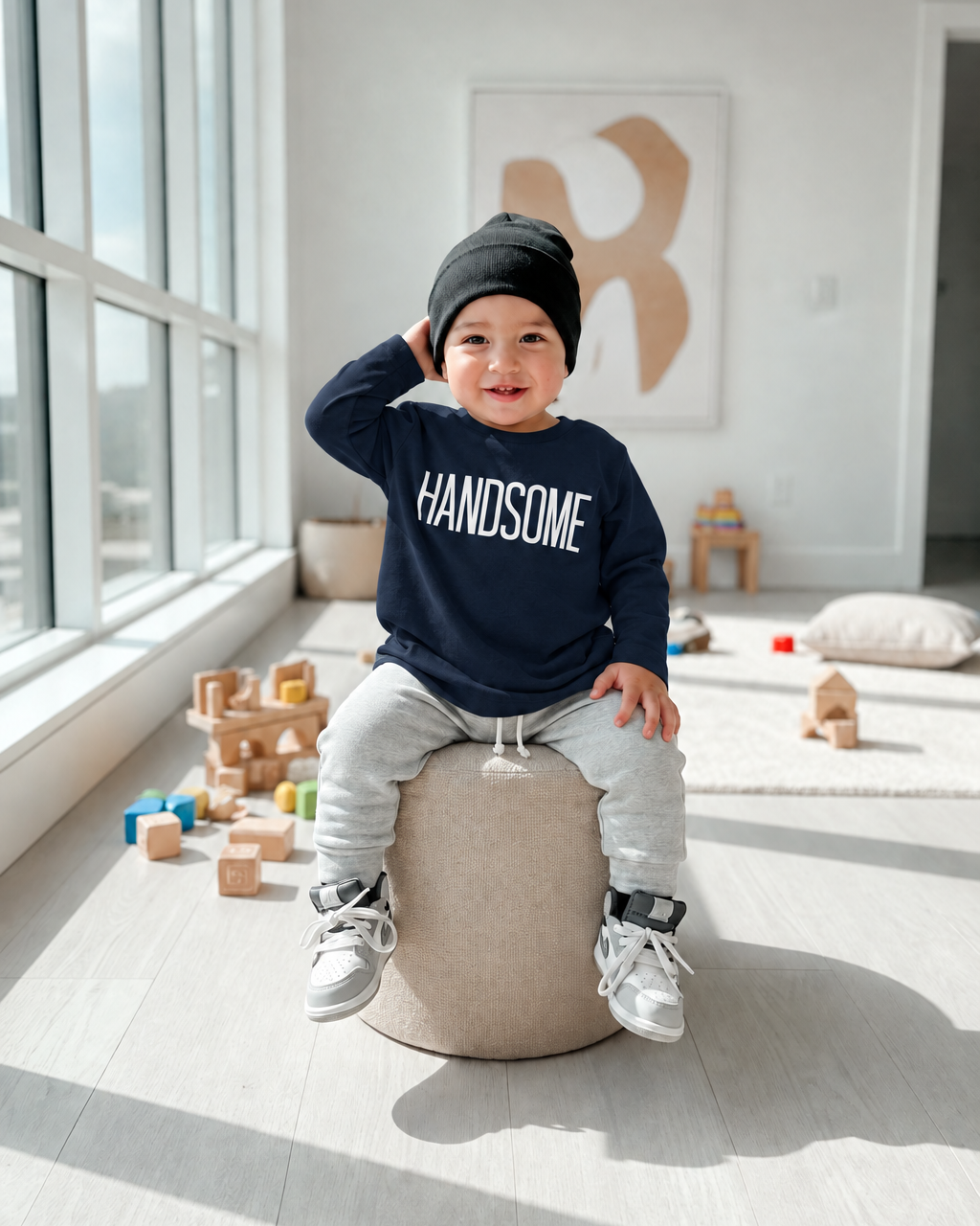 Boy’s HANDSOME shirt corrected to a darker navy