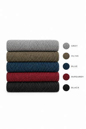 Cleaner waffle fabric chart preserving its weave