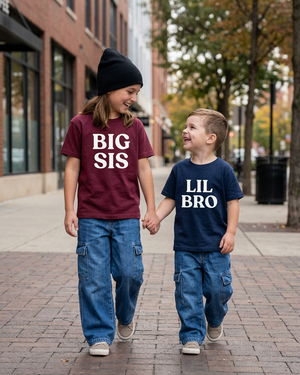 Big Bro & Sis Tee Shirt - Posh & Cozy