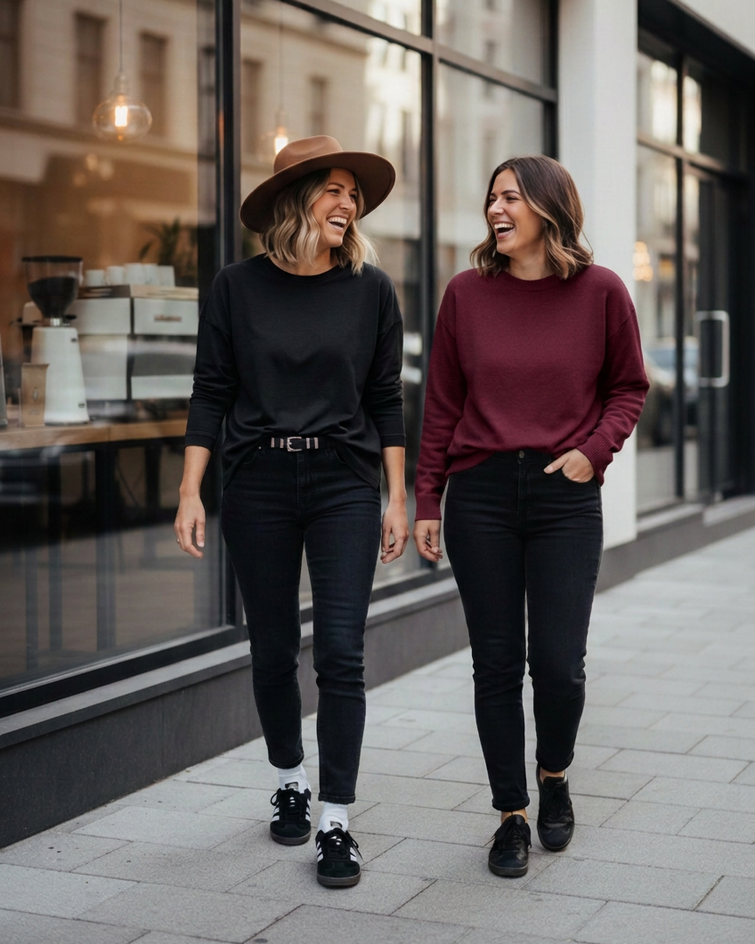 Basic Women's Pullover Shirt - Posh & Cozy
