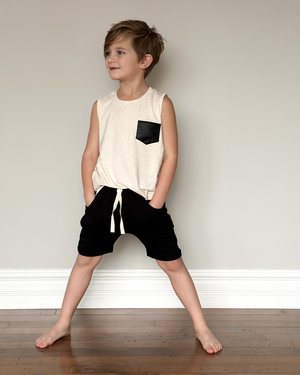 Beau Pocket Tank Top Youth - Posh & Cozy