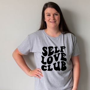 Self Love Club Tee Shirt Women's - Posh & Cozy
