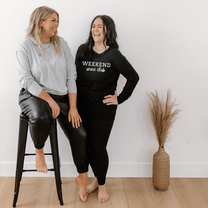 WKND WINE CLUB Women's Crewneck - Posh & Cozy