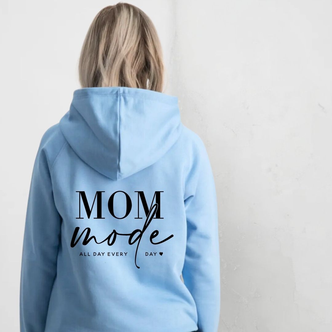 Mom Mode All Day Hoodie Women's - Posh & Cozy