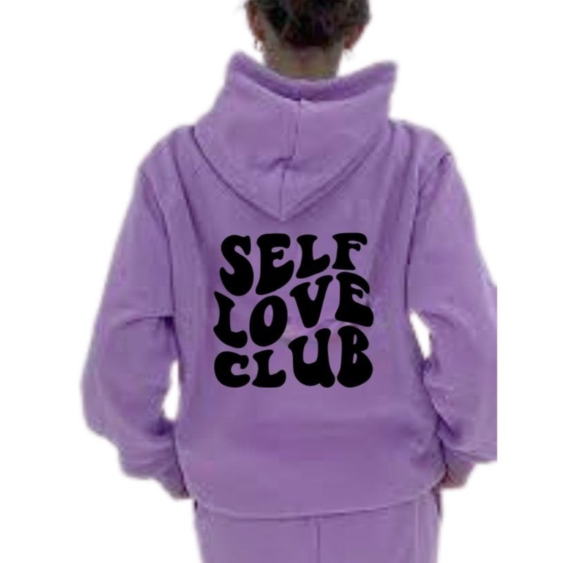 Self Love Club Hoodie Women's - Posh & Cozy