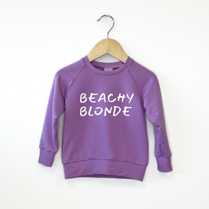Beachy Blonde Crewneck - Posh & Cozy