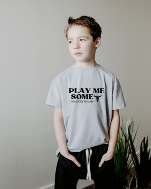 Play Me Country Music Tee Shirt Youth - Posh & Cozy