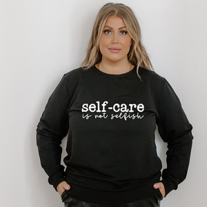 SELF CARE Women's Crewneck - Posh & Cozy