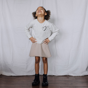 The Heart Graphic Youth Crewneck - Posh & Cozy