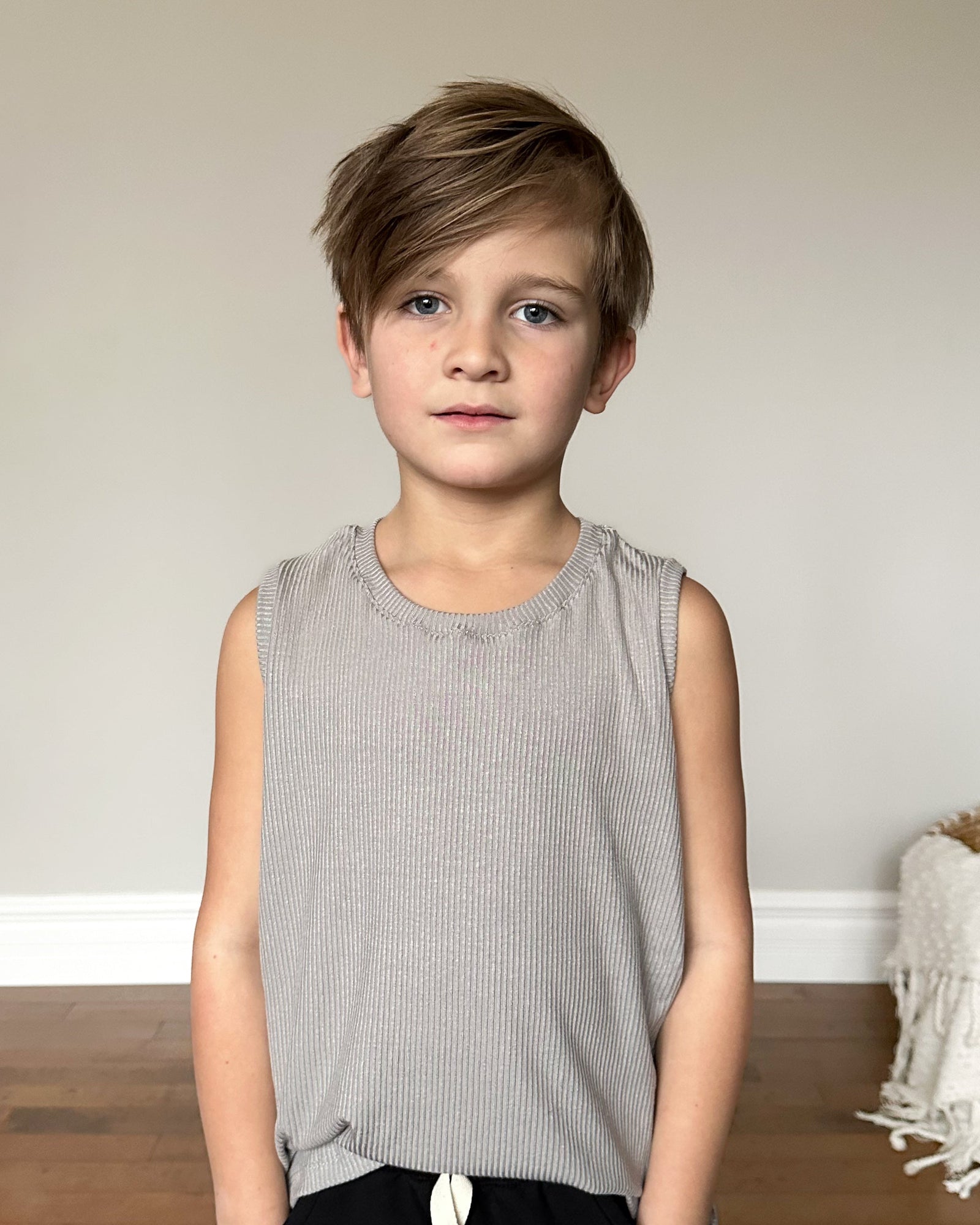 Beau Pocket Tank Top Youth - Posh & Cozy