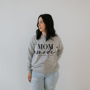 Mom Mode All Day Crewneck Women's - Posh & Cozy