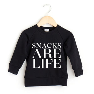 Snacks Are Life Crewneck - Posh & Cozy