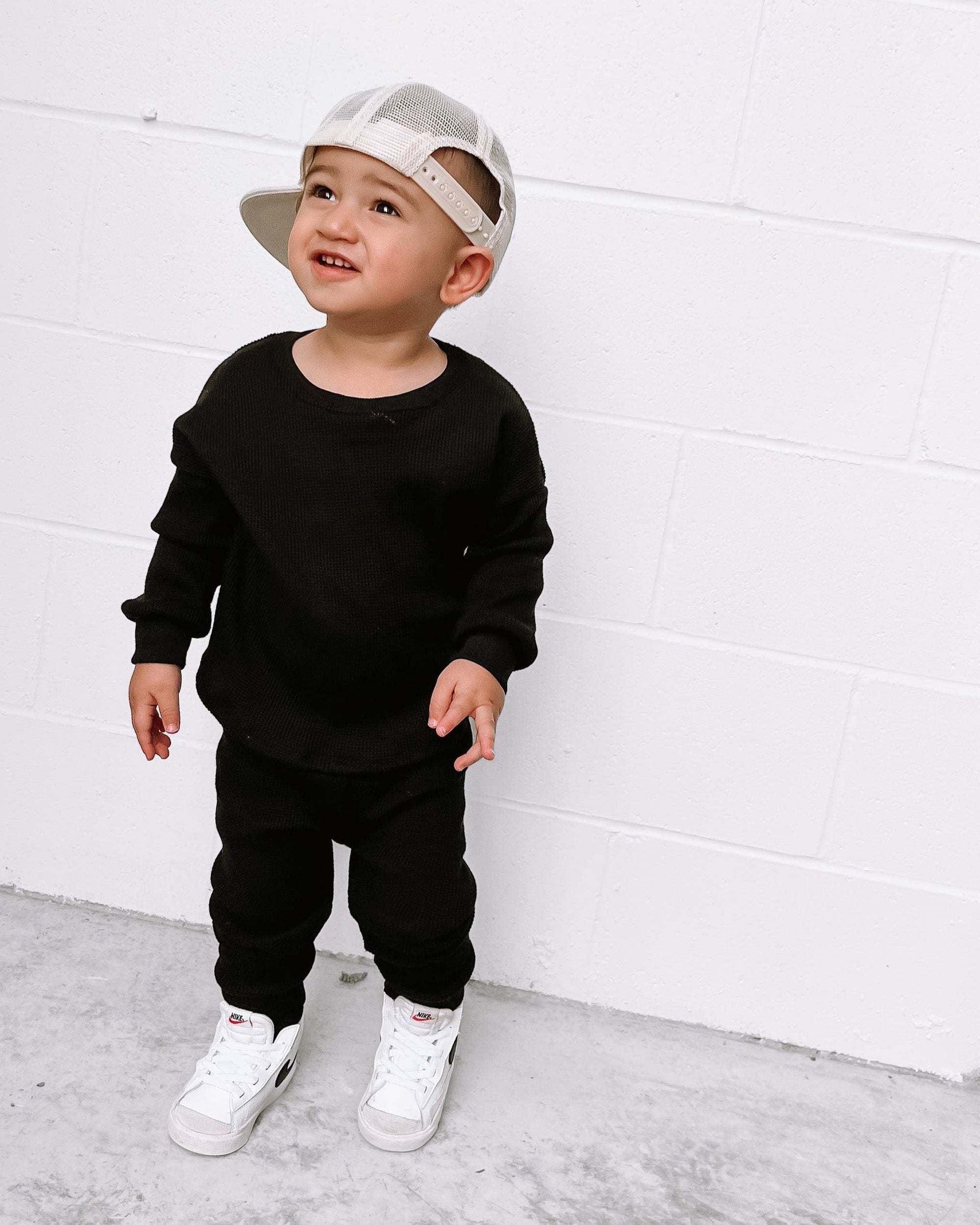 Basic Waffle Lounge Top - Posh & Cozy