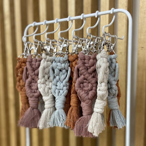 Macrame Keychains - Posh & Cozy