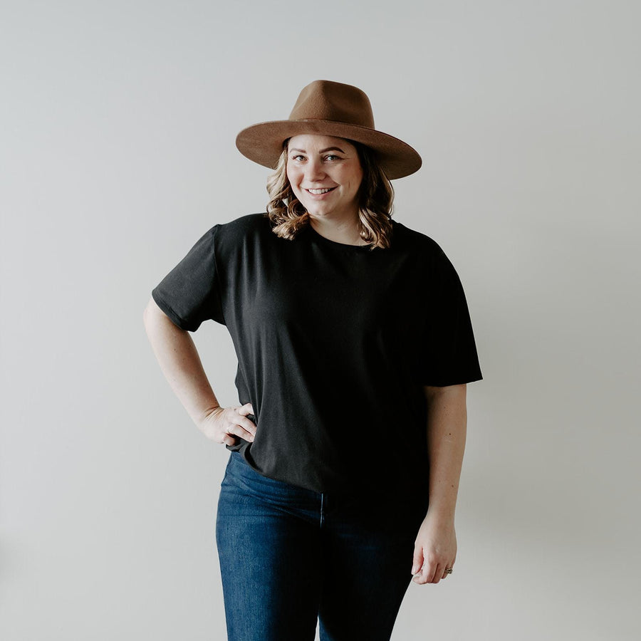 Woman's Basic Tee Shirt - Posh & Cozy