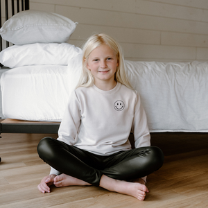 SMILEY FACE Youth Crewneck - Posh & Cozy