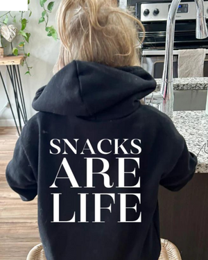 Snacks Are Life Hoodie - Posh & Cozy